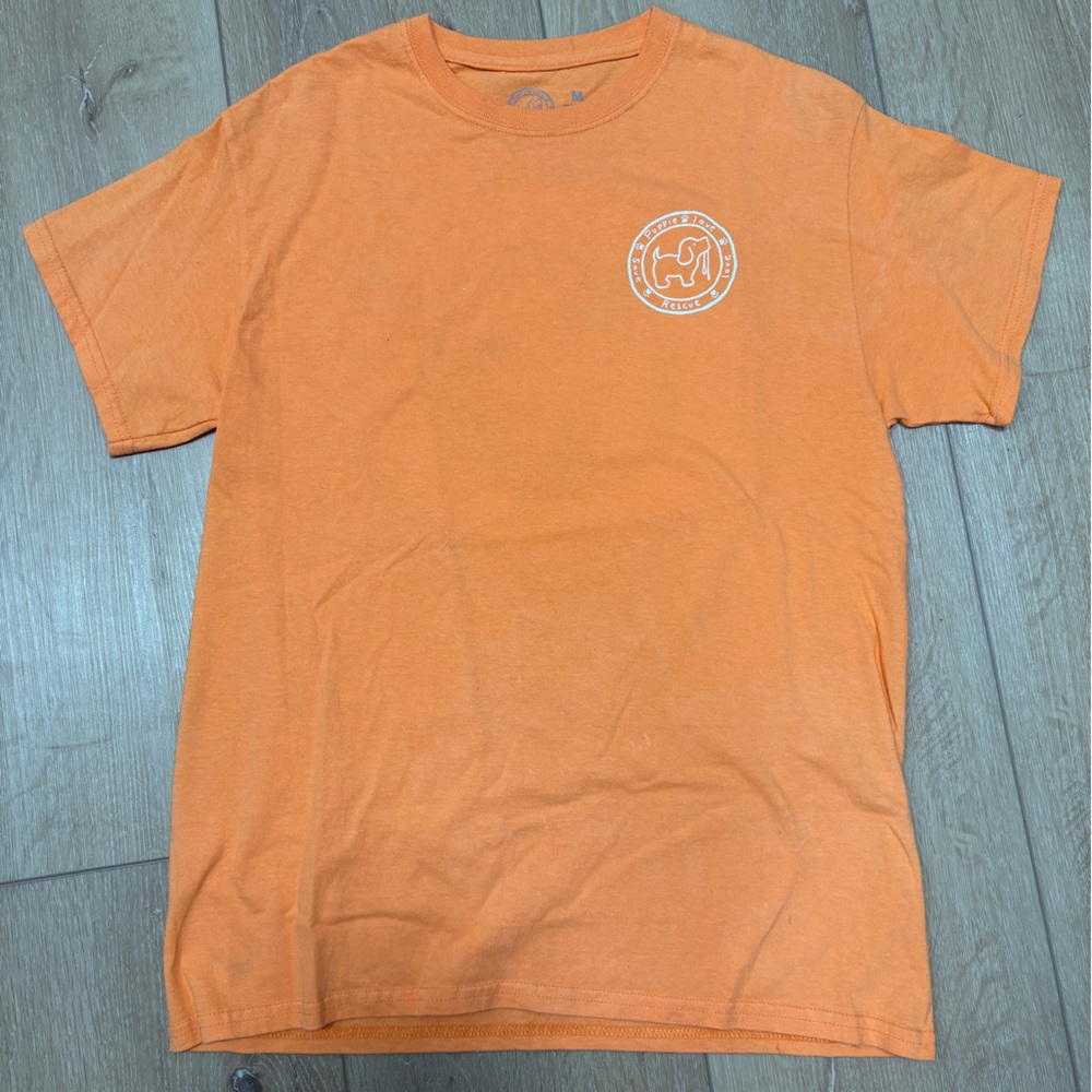 Orange Puppy Love Graphic T-Shirt